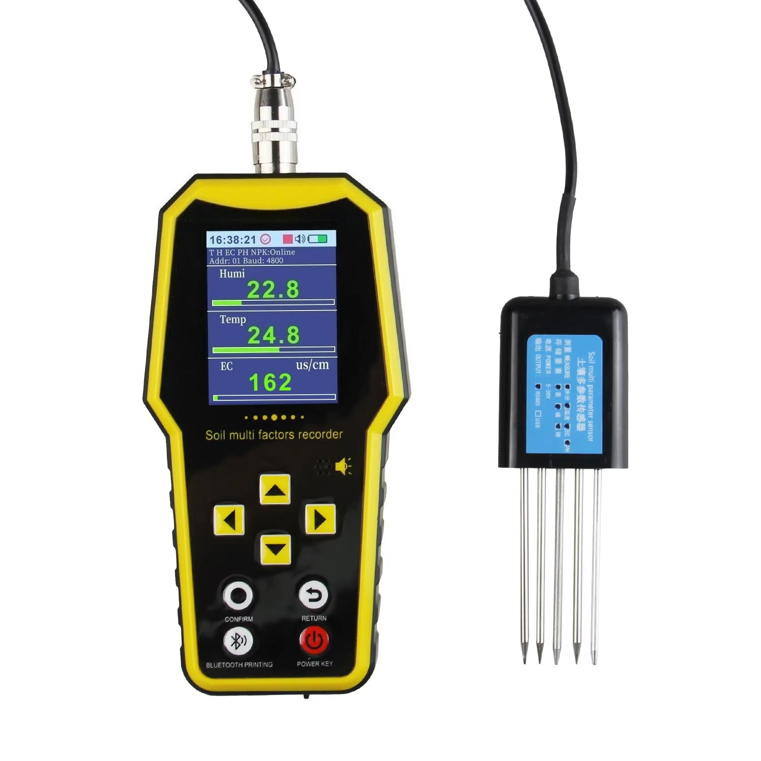 Temperature Humidity Sensor - Tester portatile del valore pH del